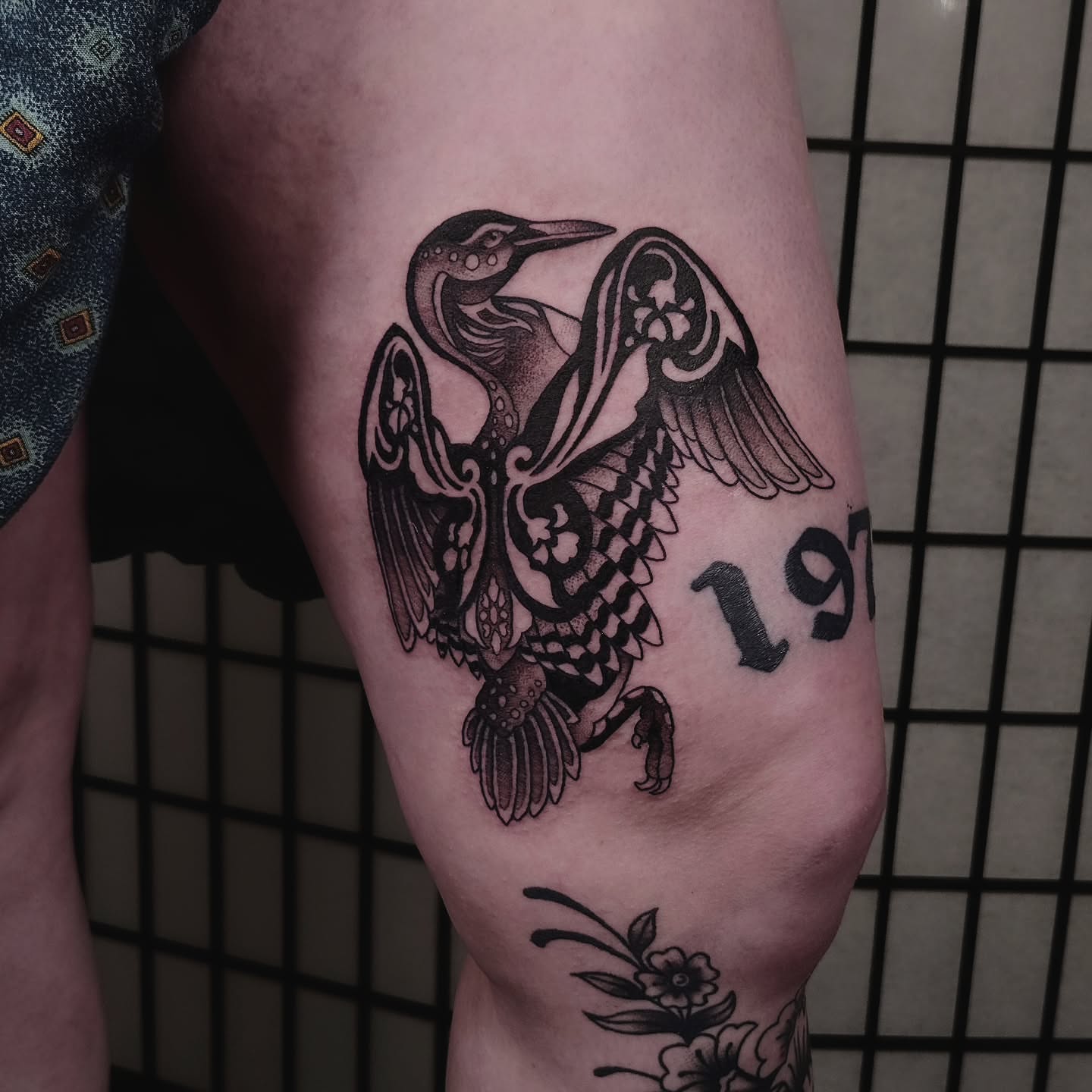 Tattoo by @wren.m.a.d.d β black_and_grey