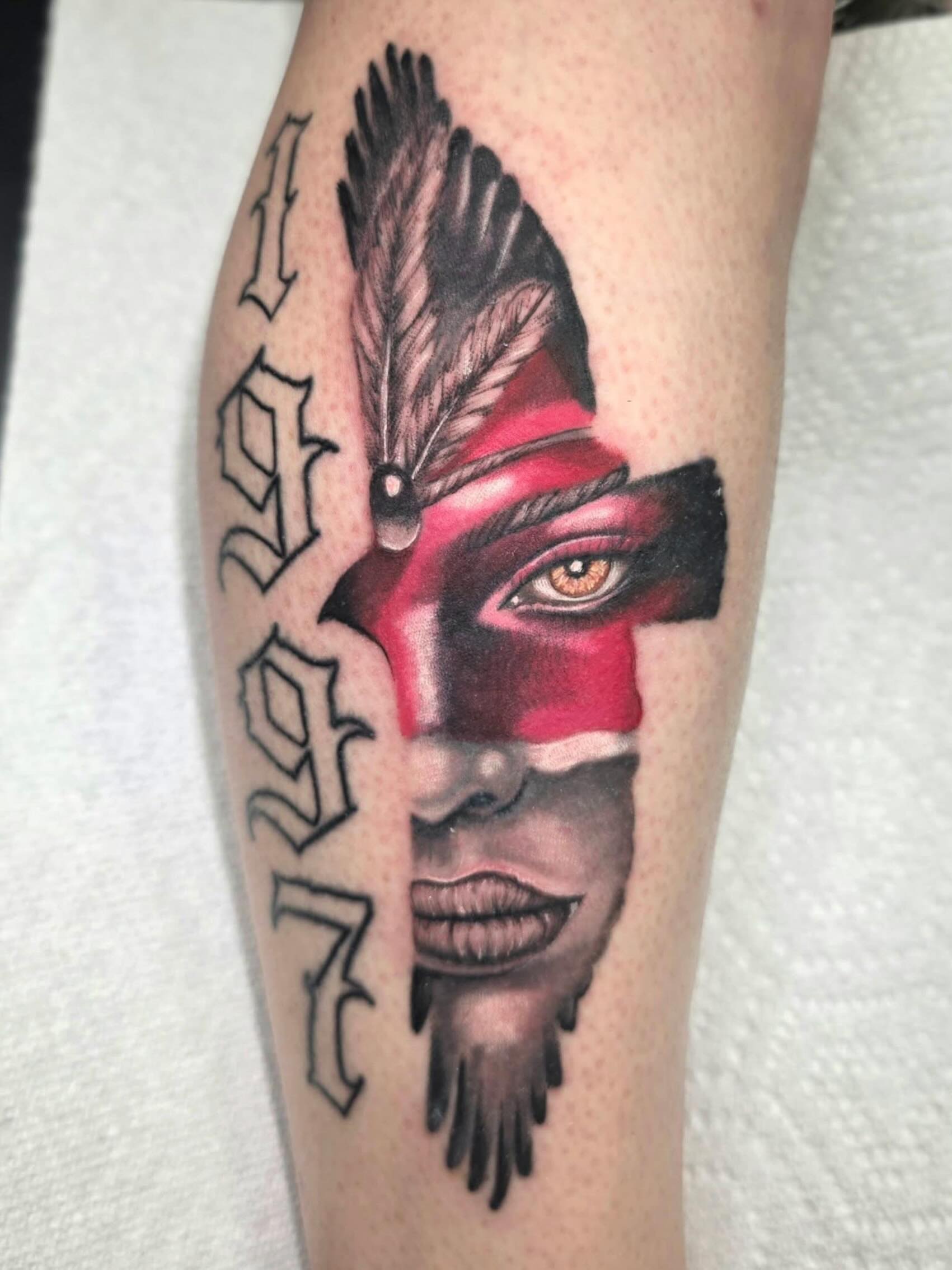 Tattoo by @c_lupori — american_traditional, realism