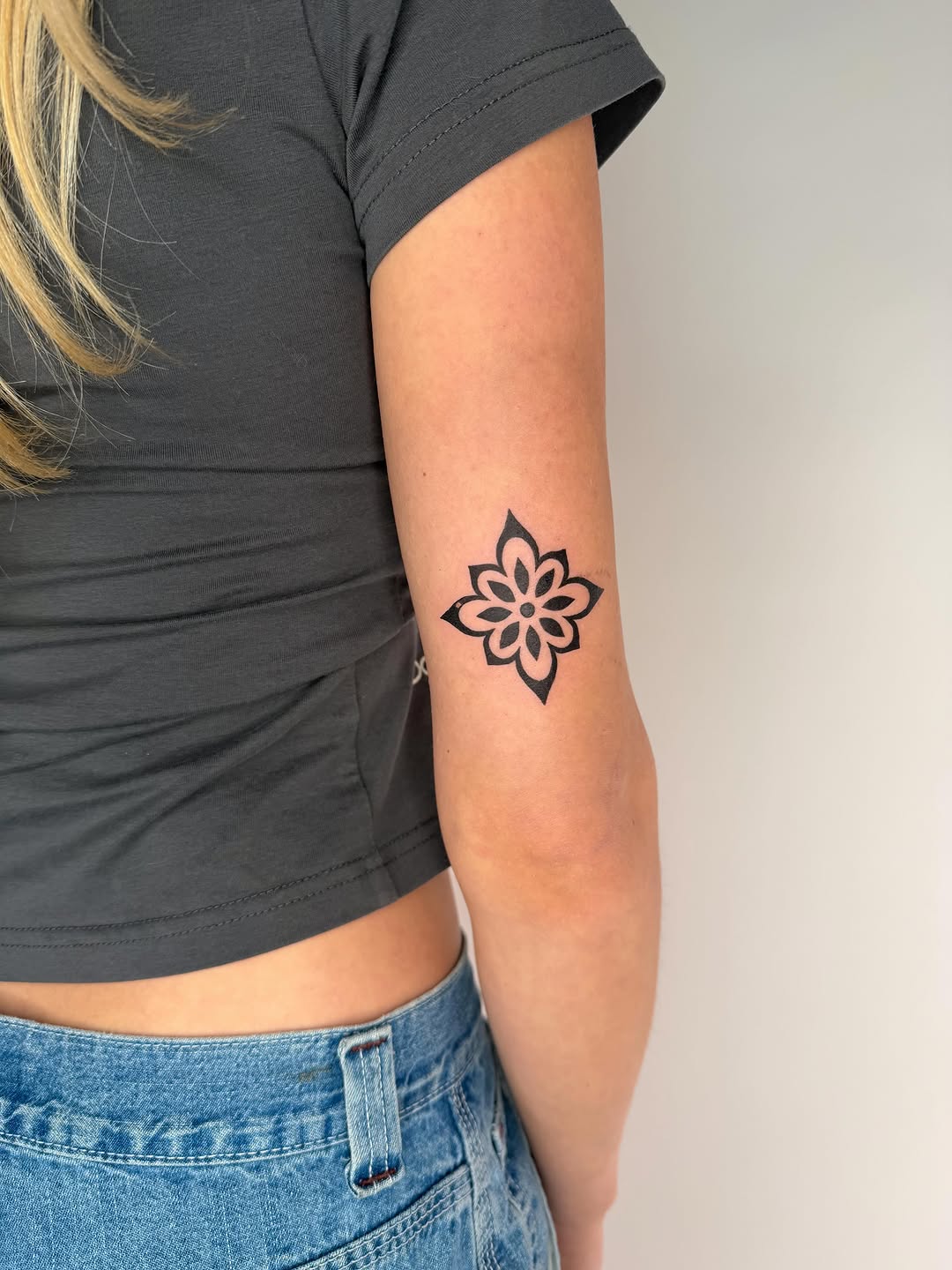 Tattoo by @leahramosink — geometric, ornamental