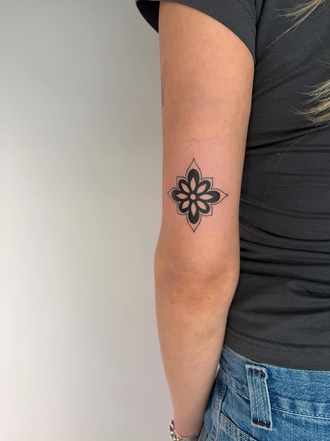 Tattoo by @leahramosink — geometric, ornamental