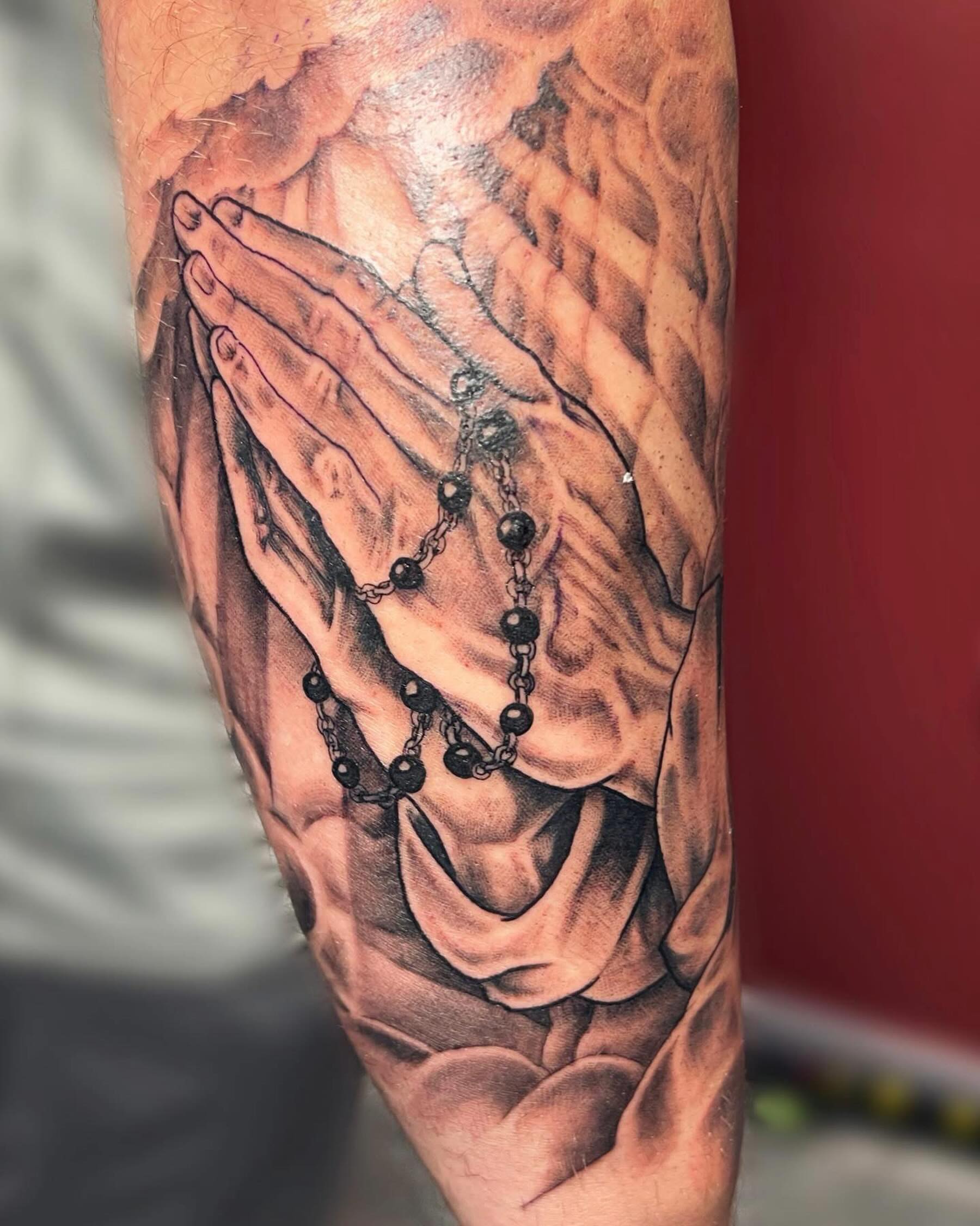 Tattoo by @stabbykitten — realism, black_and_grey