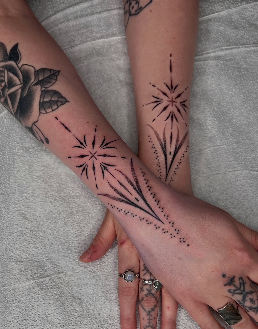 Tattoo by @michelle.chamerlik โ fine_line, dotwork