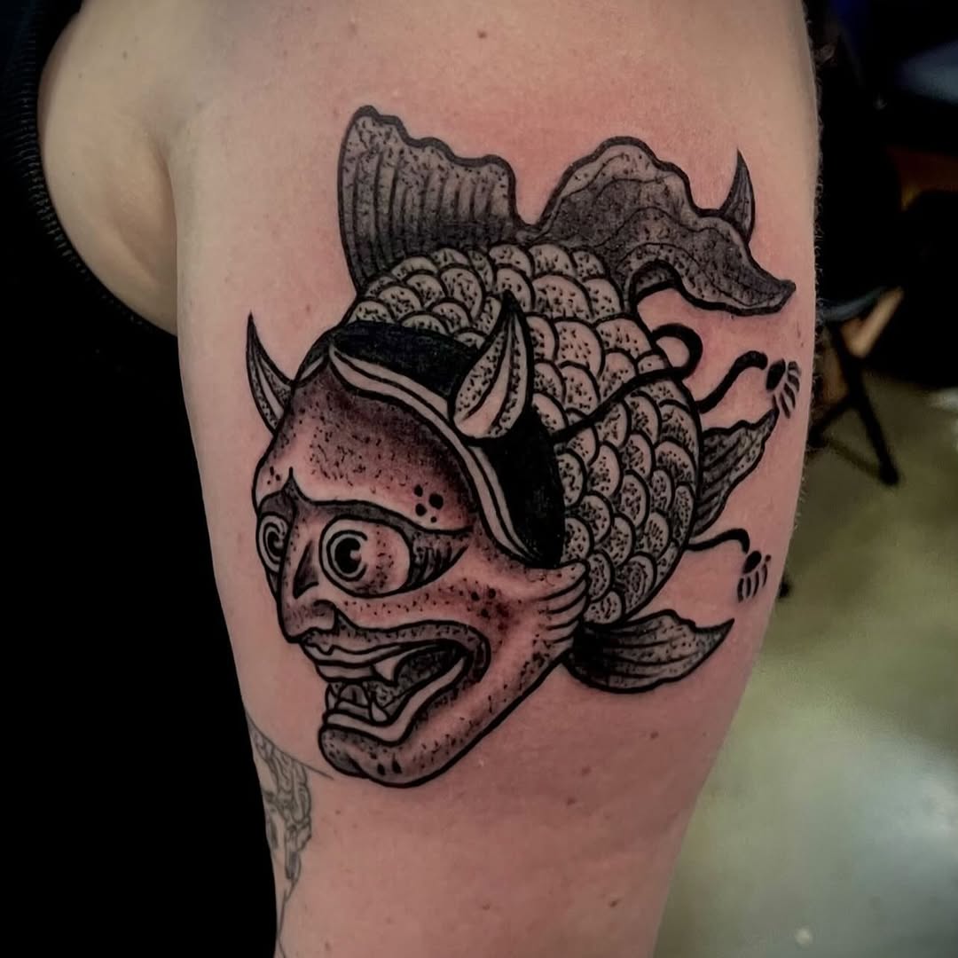 Tattoo by @donjuantattoos — japanese_irezumi, black_and_grey