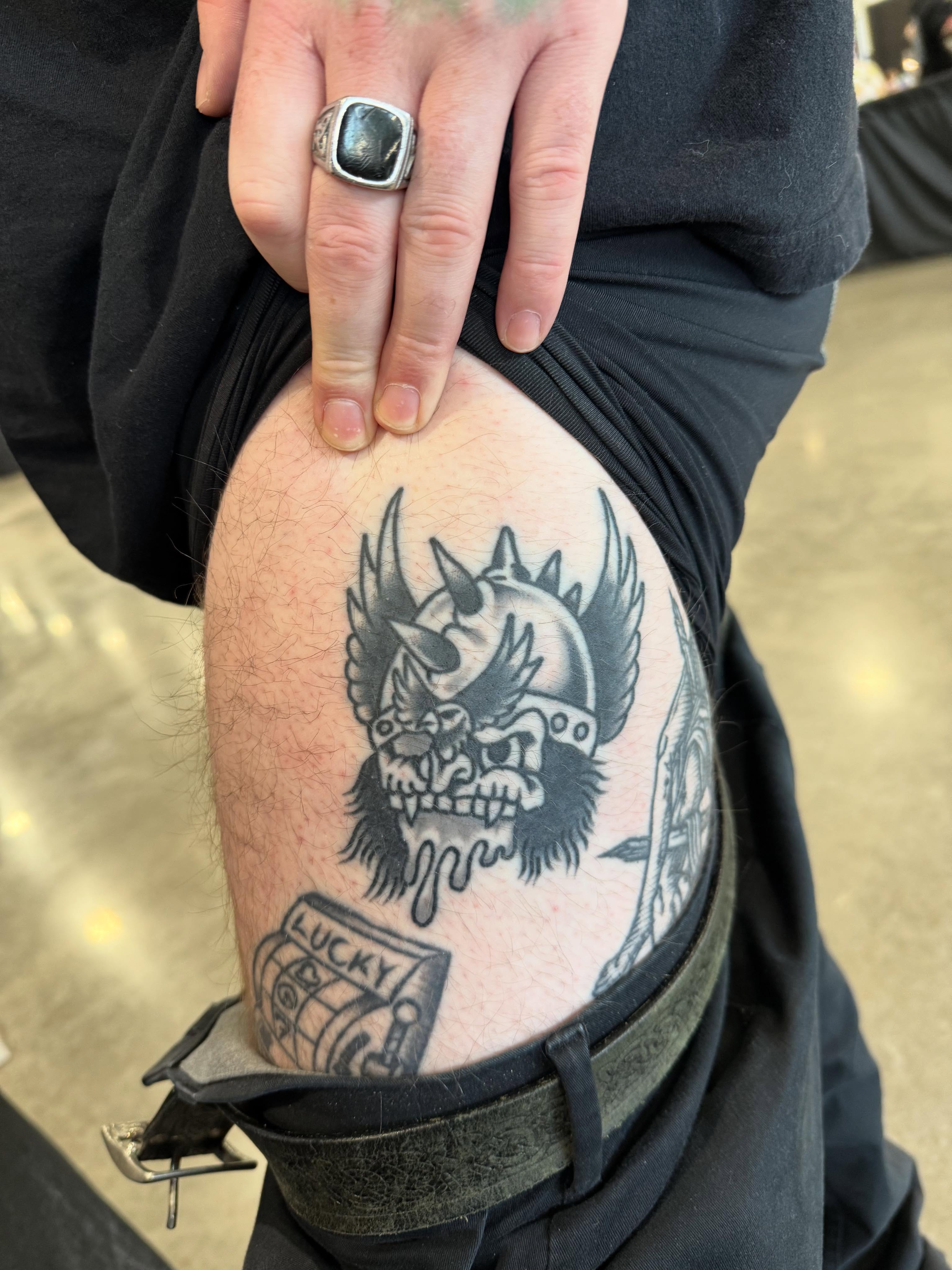 Tattoo by @babydave_tattoos — black_and_grey