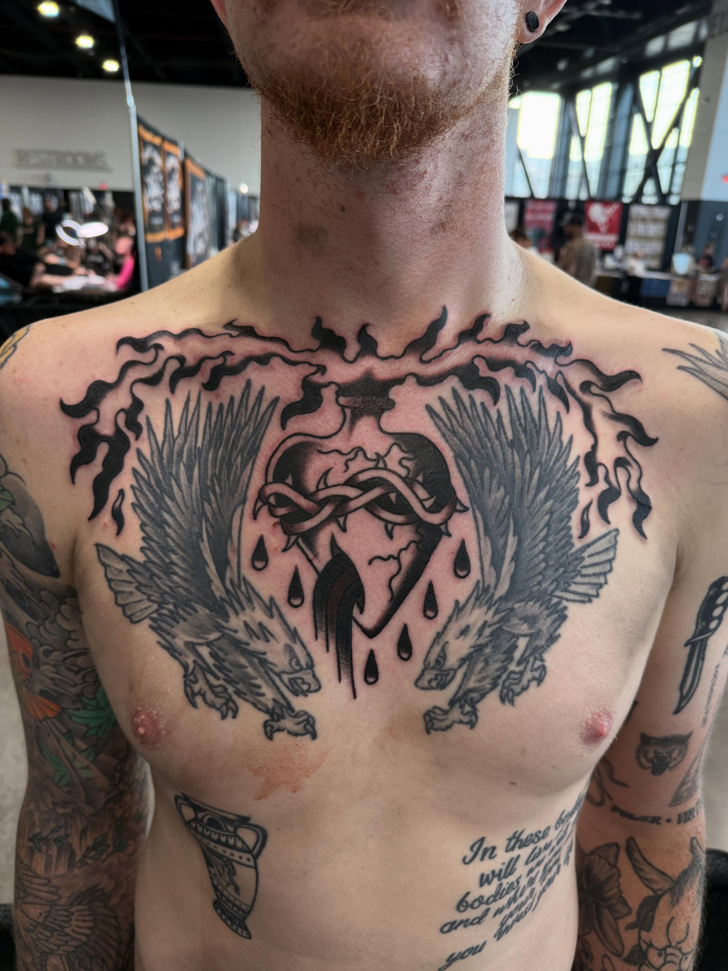 Tattoo by @babydave_tattoos — black_and_grey