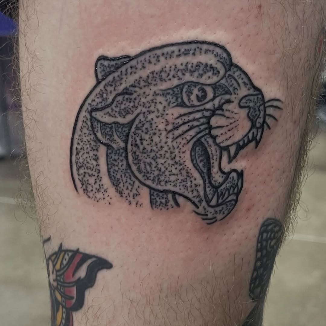 Tattoo by @donjuantattoos — black_and_grey, dotwork