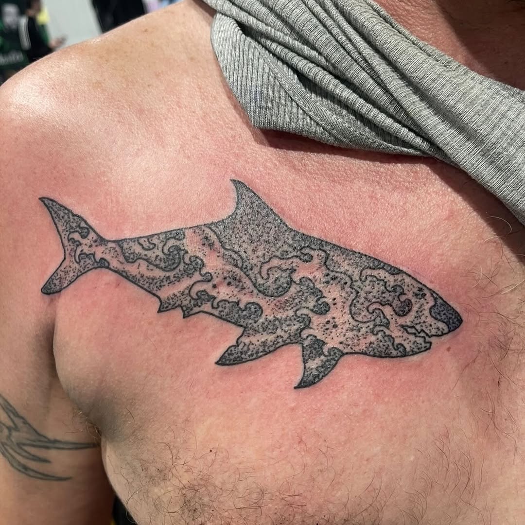 Tattoo by @donjuantattoos — dotwork, black_and_grey