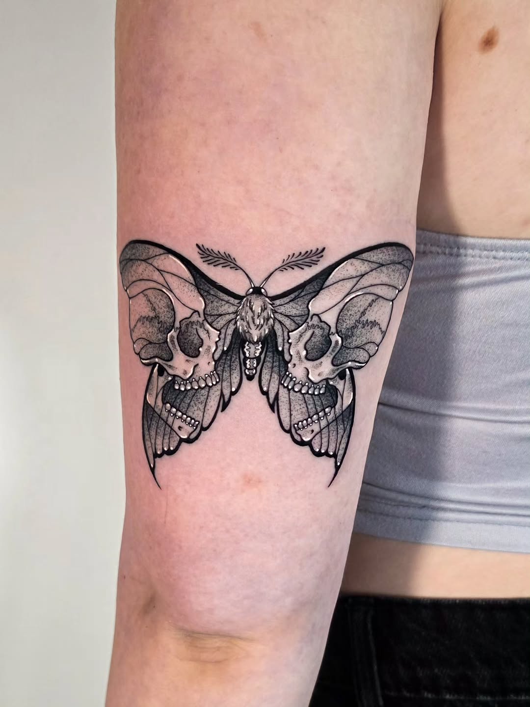 Tattoo by @corpsecreamtattoo — black_and_grey, realism