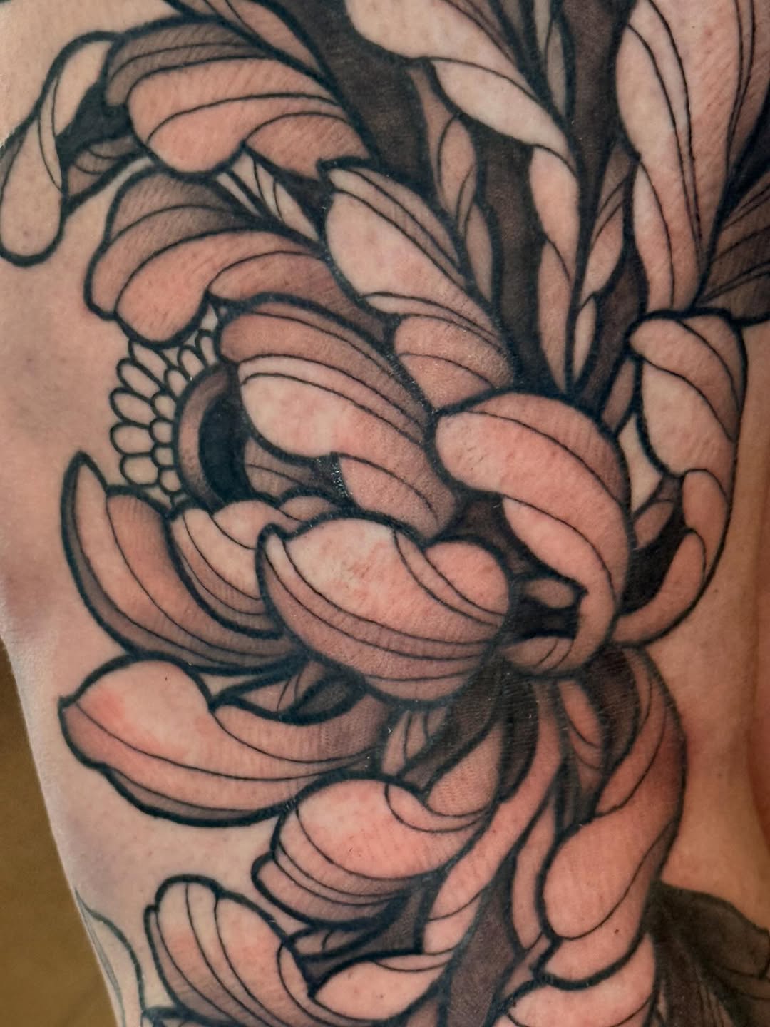 Tattoo by @staghorntattoo — black_and_grey, realism