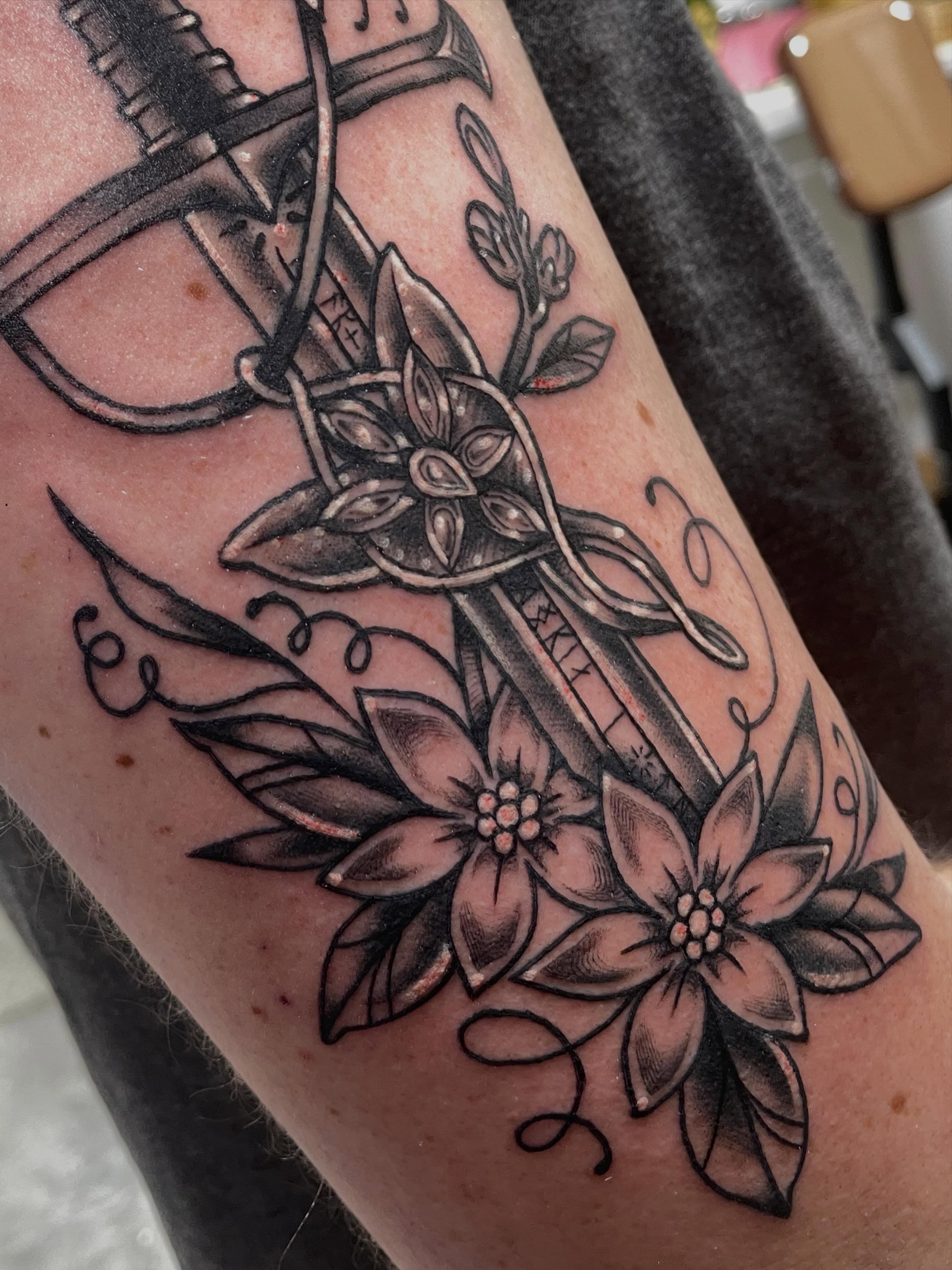 Tattoo by @ek_badboy — black_and_grey