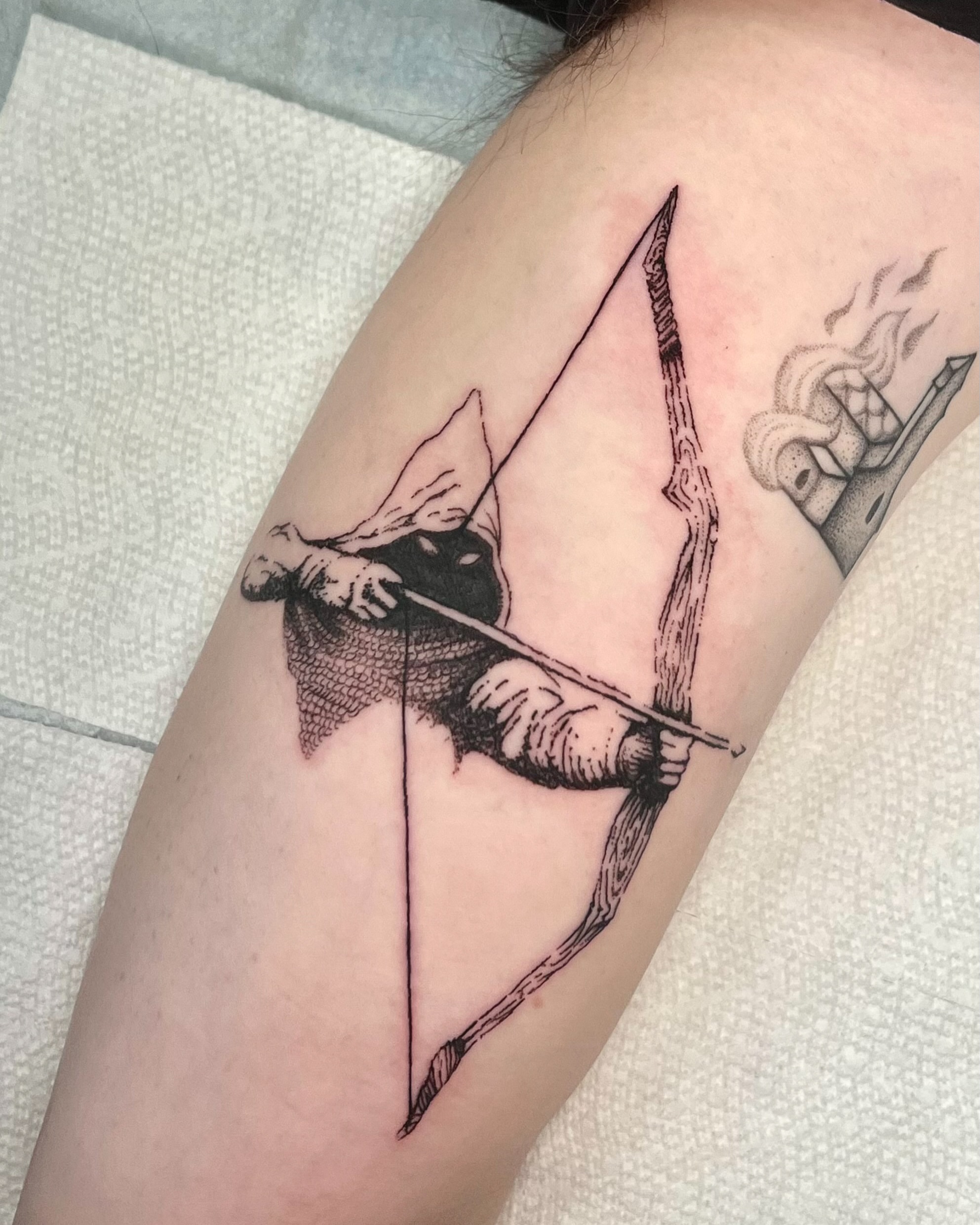 Tattoo by @elvensigils β black_and_grey
