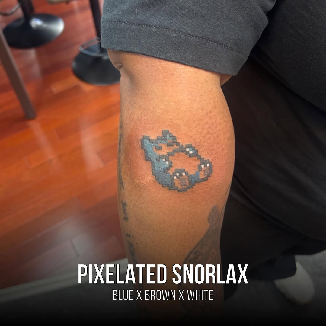 Tattoo by @bcostonink — anime, pixel_art