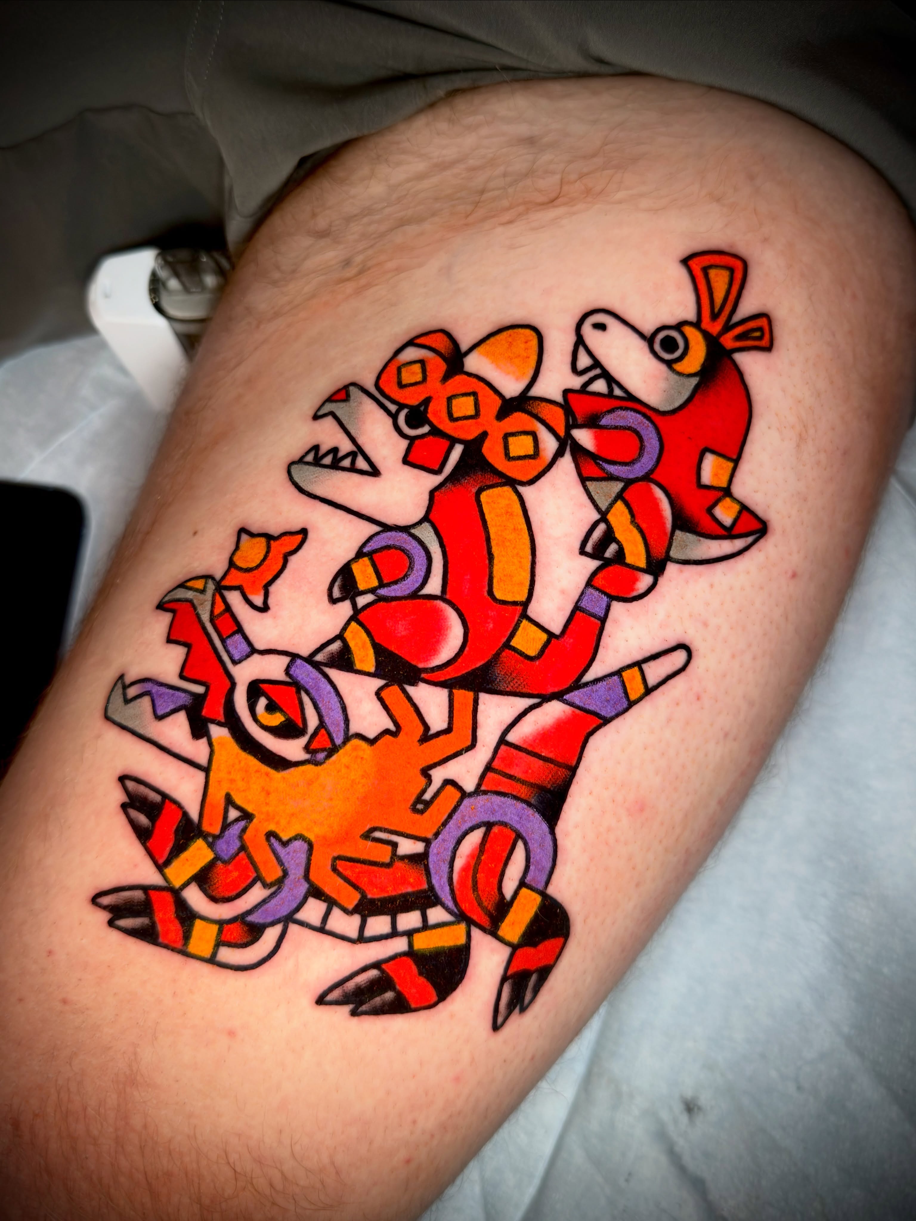 Tattoo by @_losifer — geometric