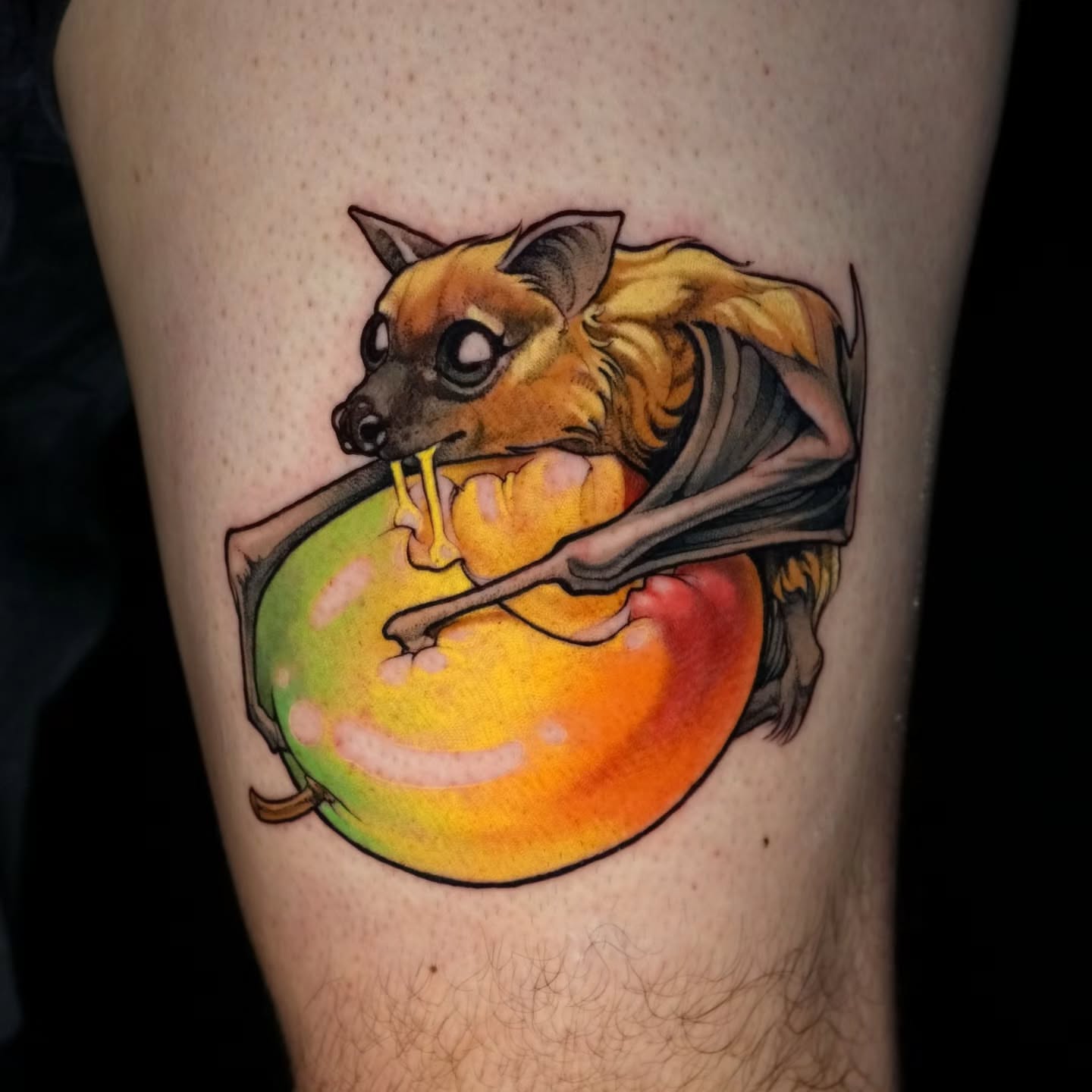 Kangaroo realism tattoo on the forearm by Justin Byrd, Kansas City, Missouri