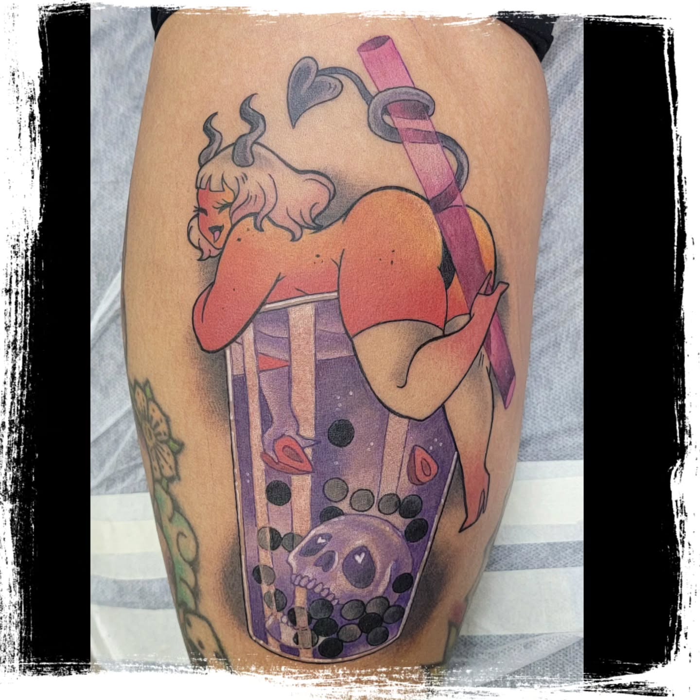 Tattoo by @tattooistgus — dotwork, new_school