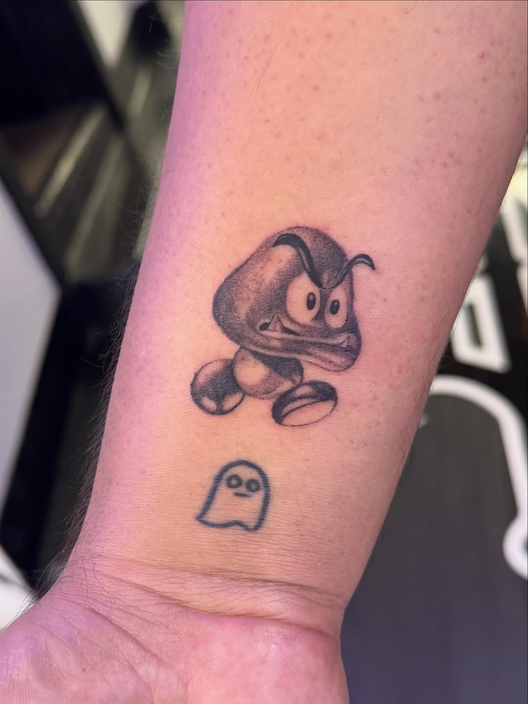 Tattoo by @ballpointrex — black_and_grey