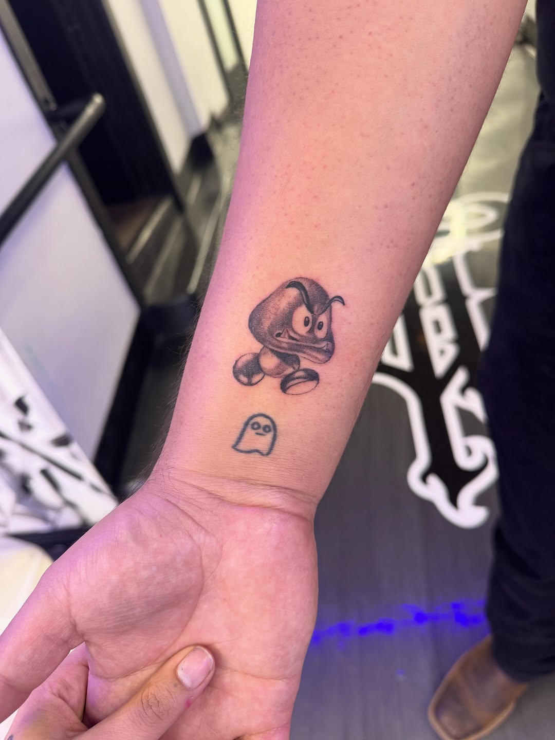 Tattoo by @ballpointrex — black_and_grey