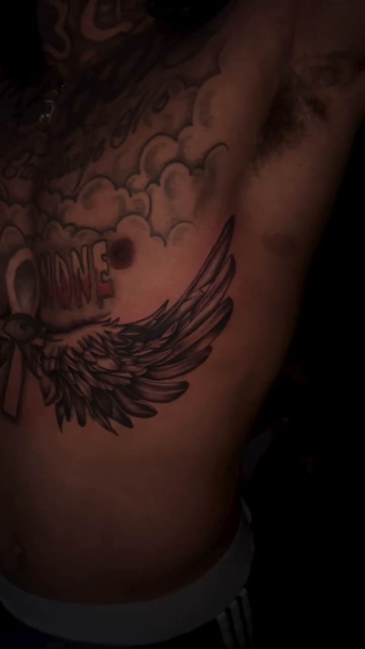 Tattoo by @redinkdtattoos — black_and_grey, realism