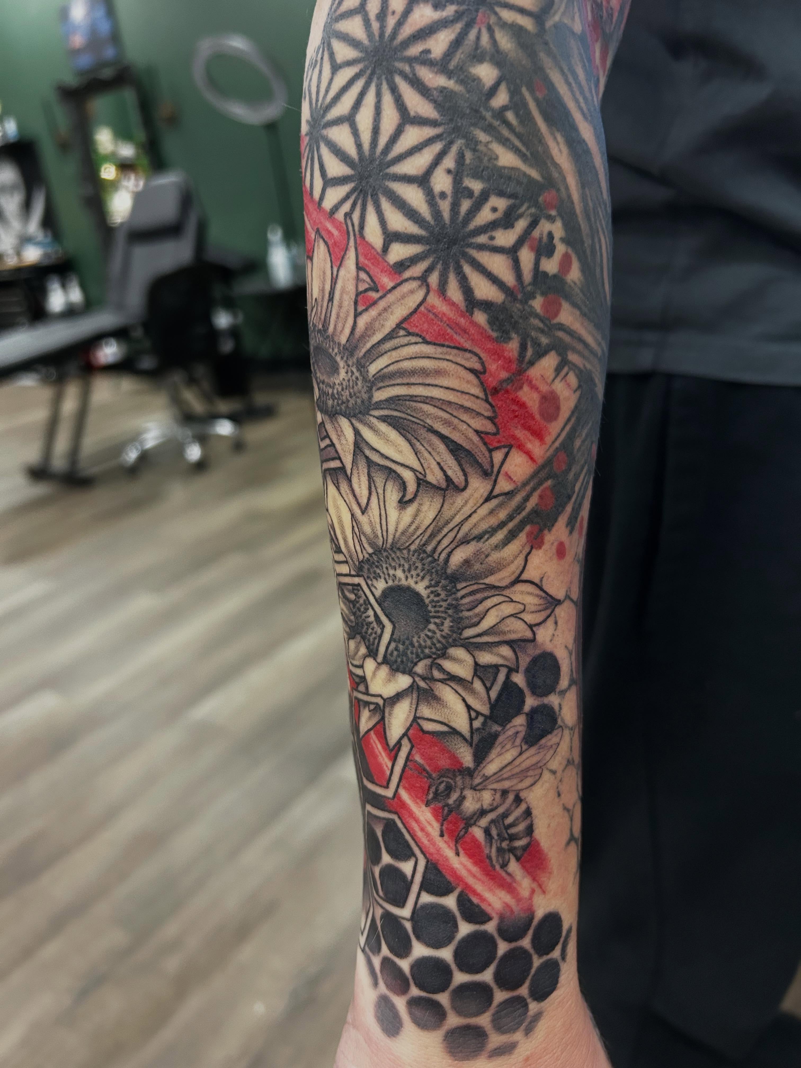 Tattoo by @mayhem_inkk — dotwork, realism