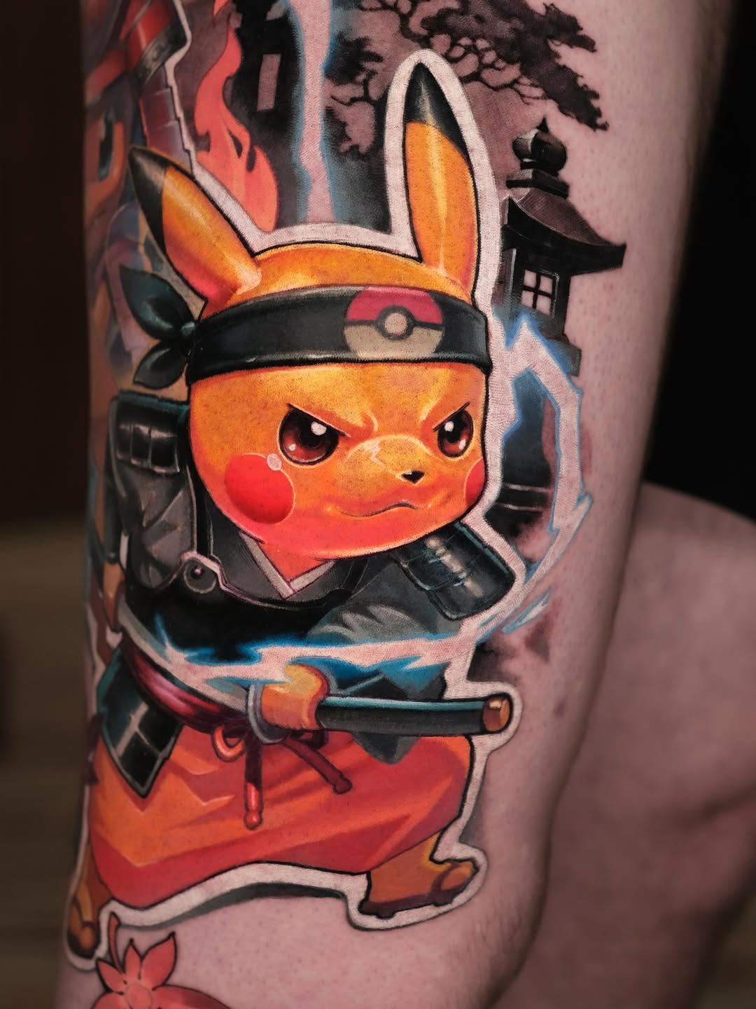Tattoo by @delai_dzen — new_school, anime