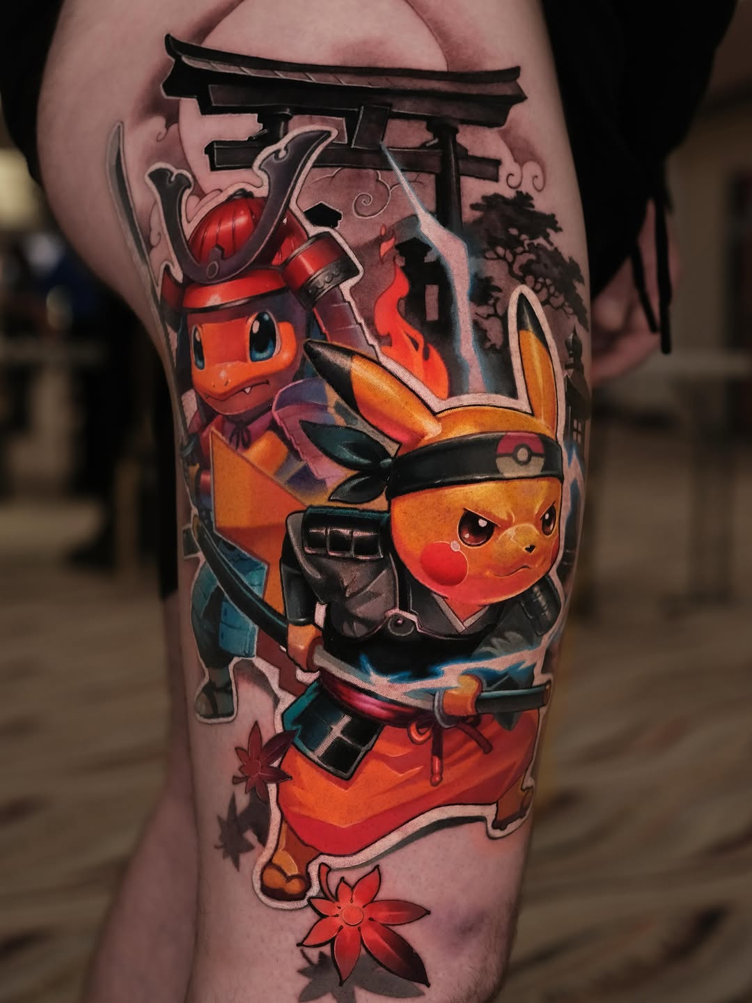 Tattoo by @delai_dzen — anime, realism