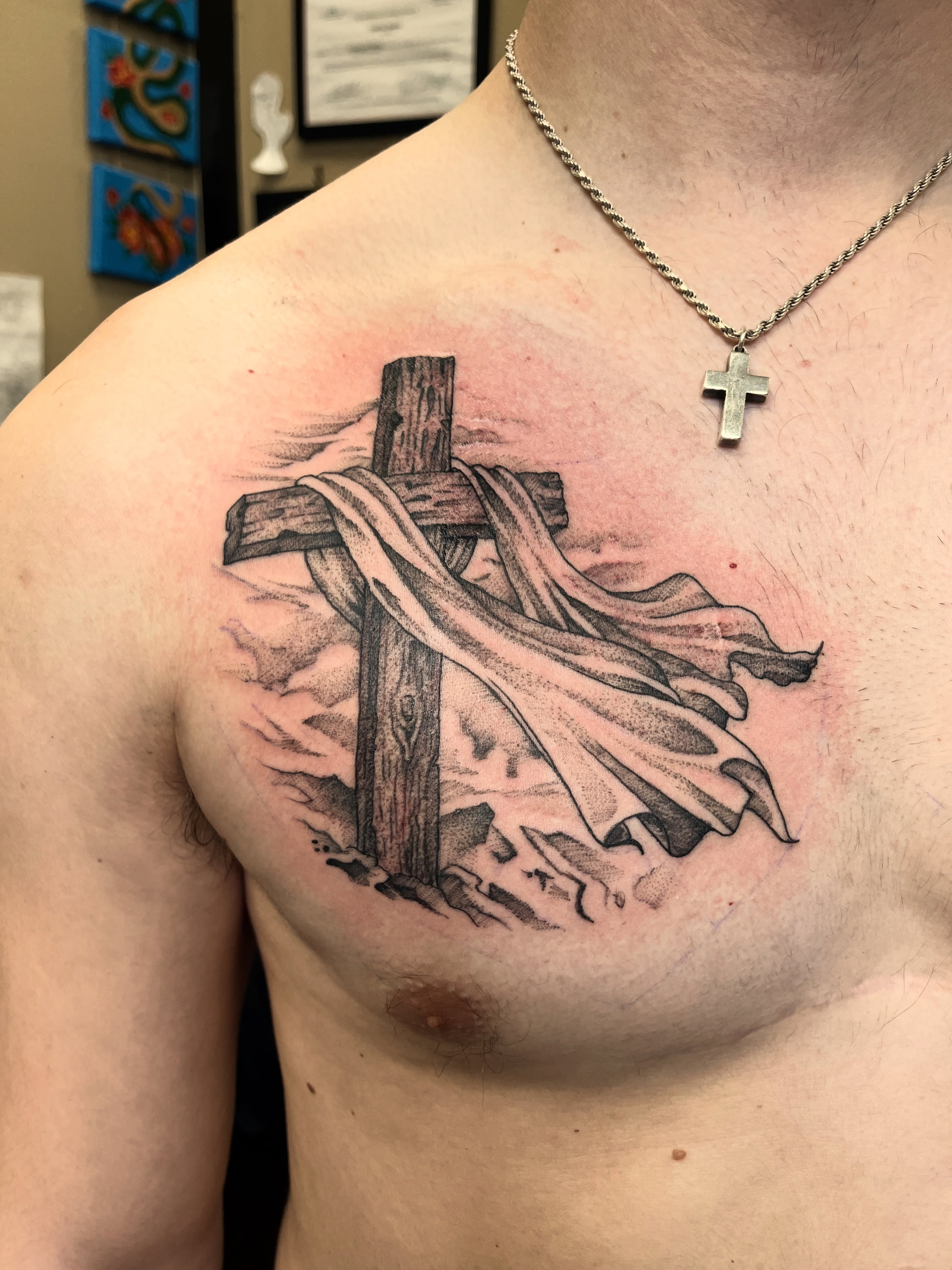 Tattoo by @made_by_mathis — dotwork, realism