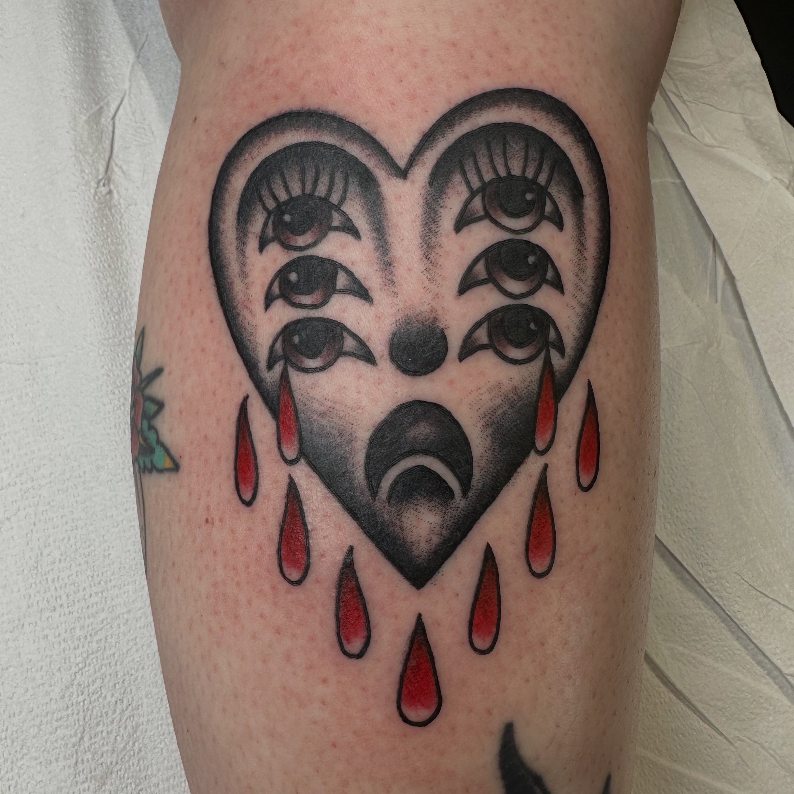 Tattoo by @asmth_ — american_traditional, dotwork