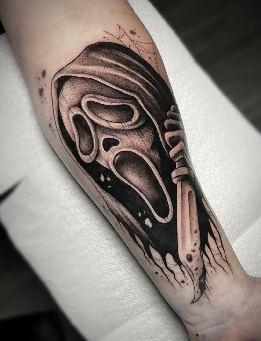 Tattoo by @leawhite_tattoos — black_and_grey, realism