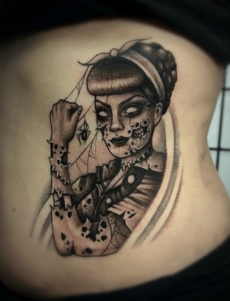 Tattoo by @leawhite_tattoos — black_and_grey, realism