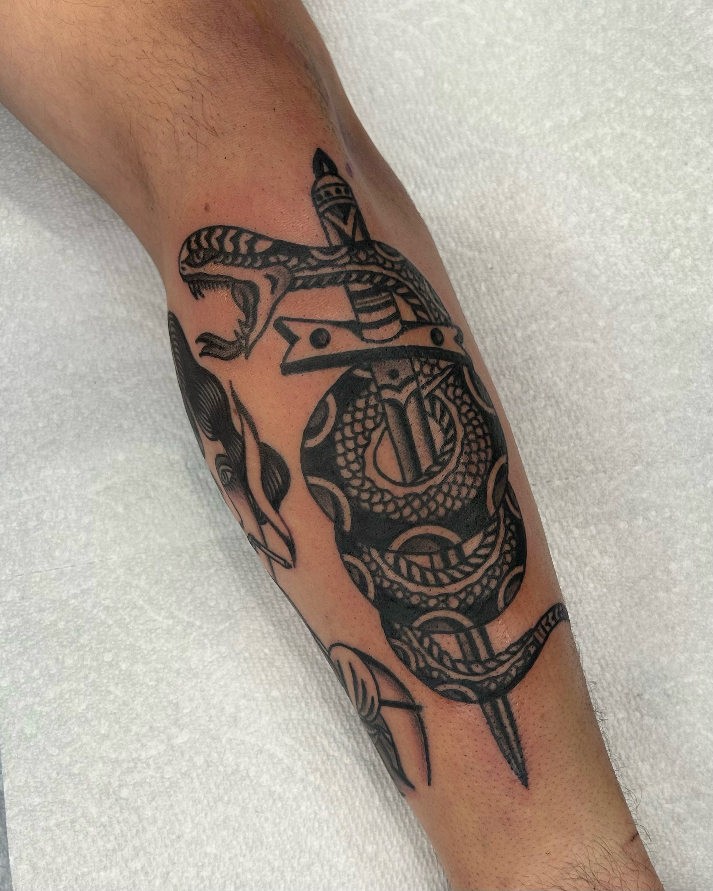 Tattoo by @hubert_serrano — black_and_grey