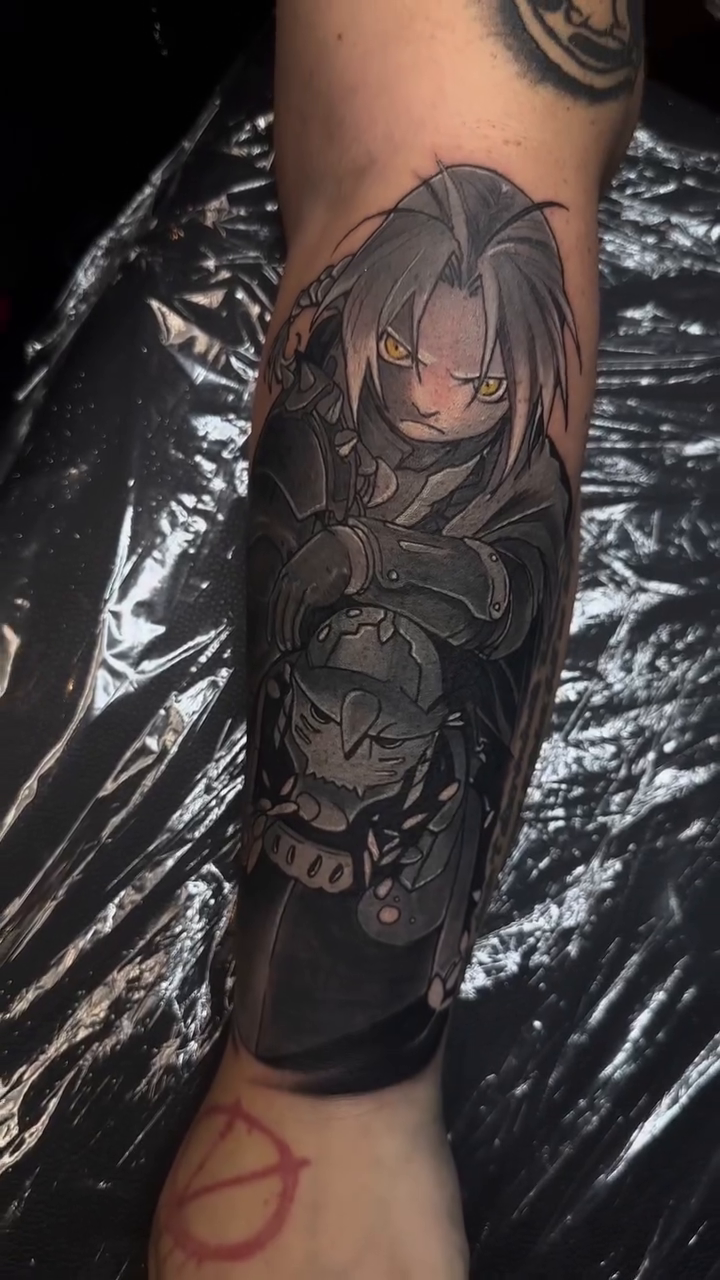 Tattoo by @vital_tattoos — realism, anime