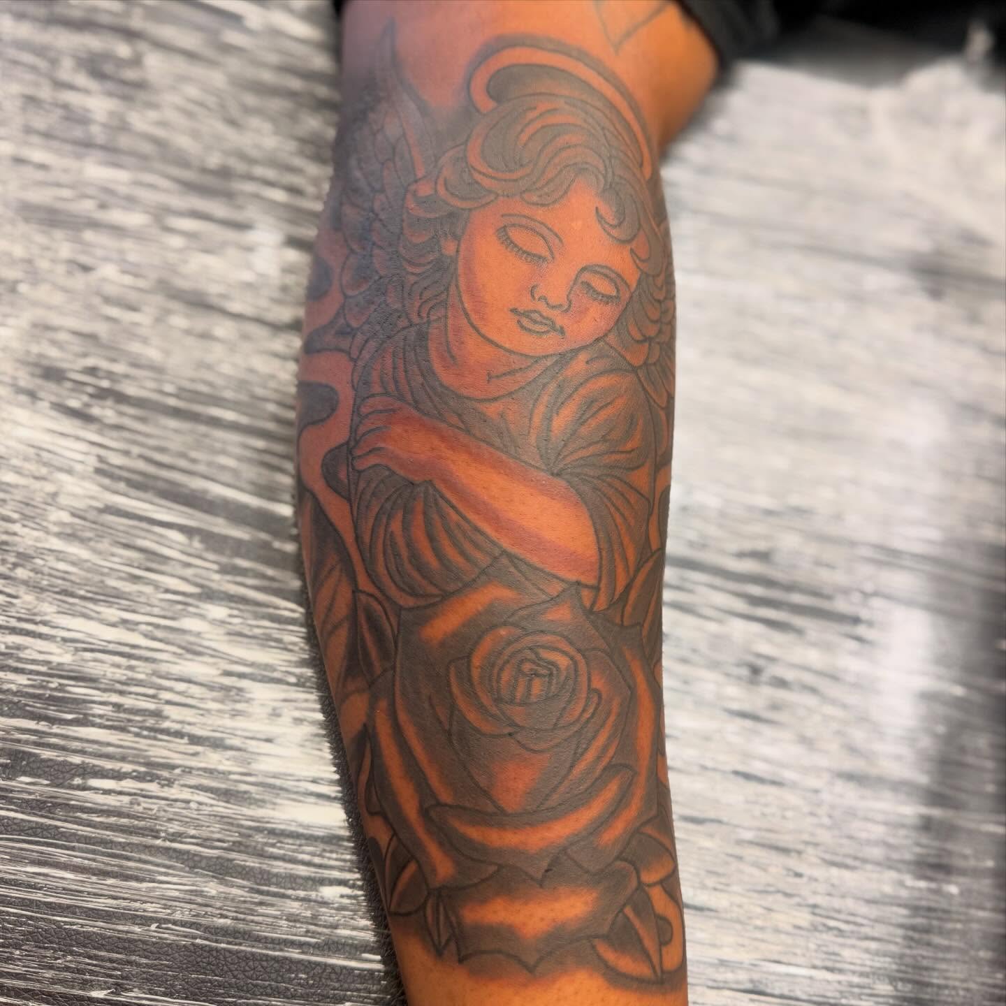 Tattoo by @ink_by_tyga — american_traditional, black_and_grey