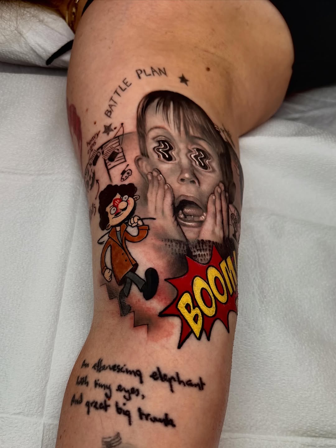Tattoo by @mama.stiflera — realism, trash_polka