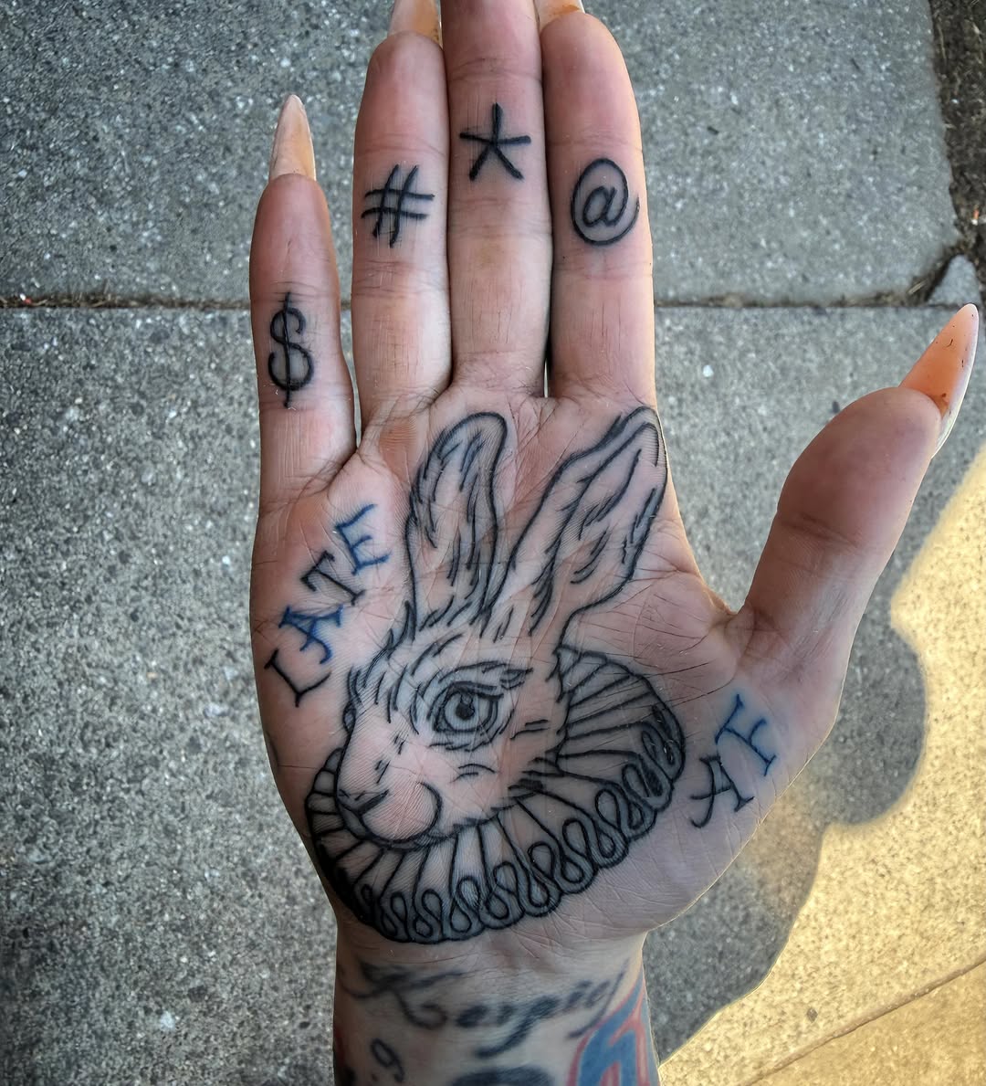 Tattoo by @walkerx — black_and_grey, lettering_script