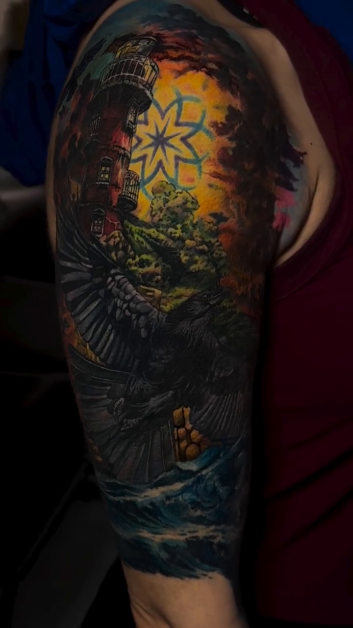 Tattoo by @gabrielvtattoos — realism, trash_polka