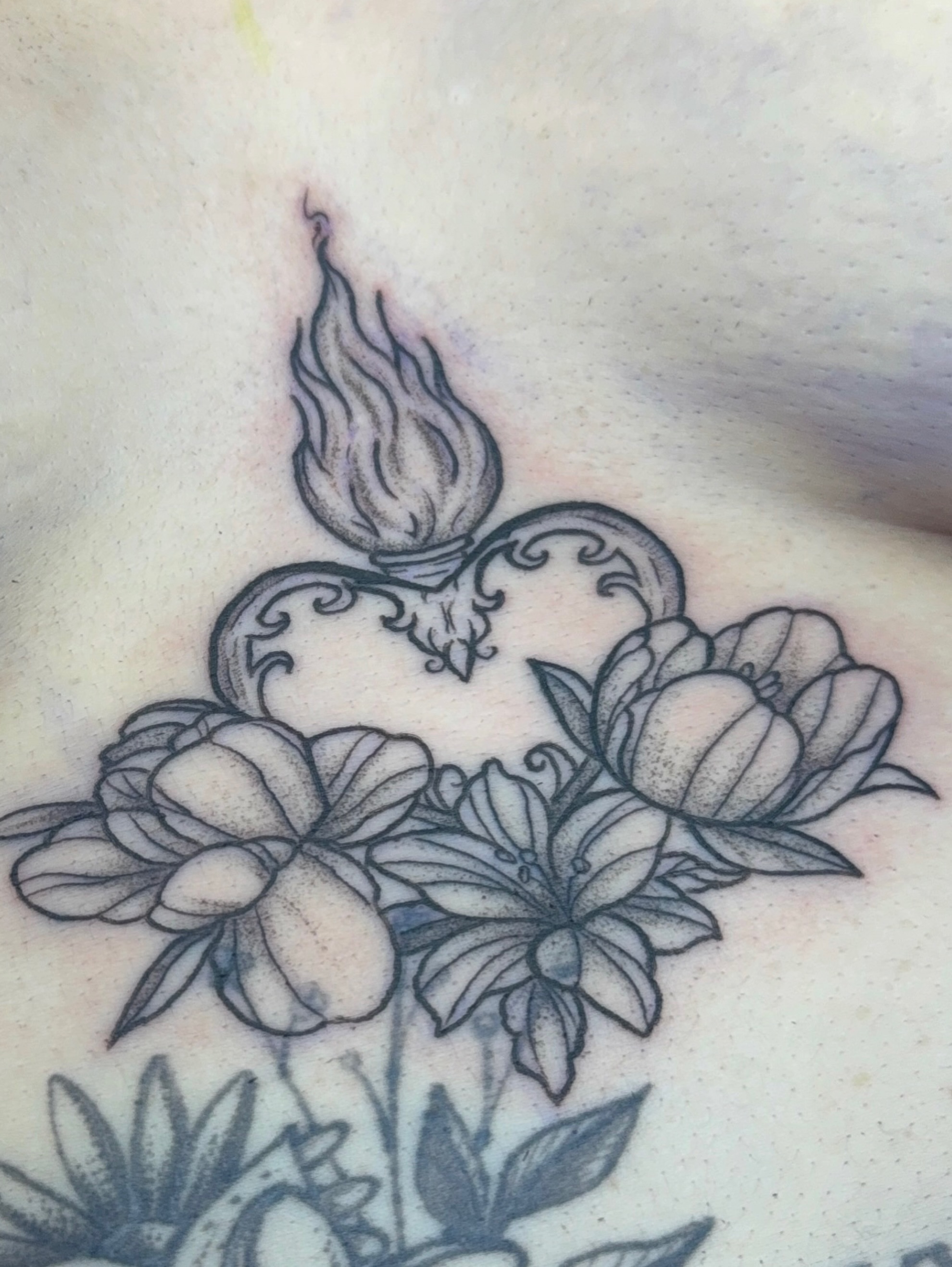 Tattoo by @toots_tattoos β black_and_grey