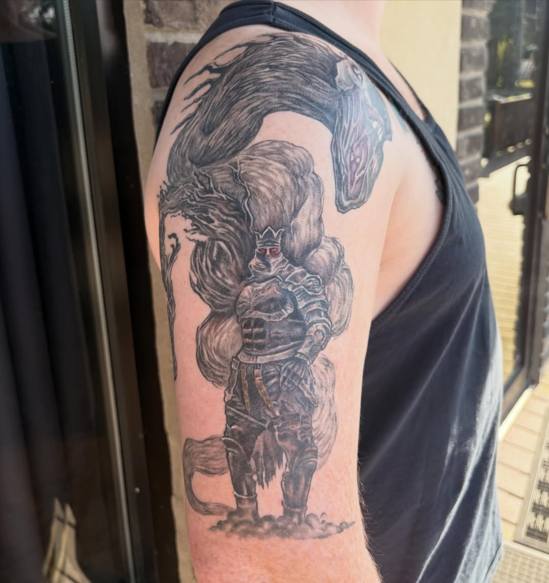 Tattoo by @adriana.tattoos — black_and_grey, realism