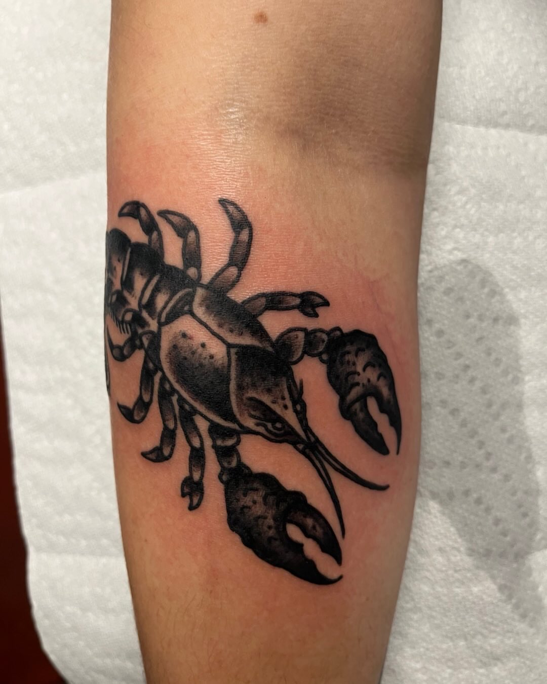 Tattoo by @vectordoe — black_and_grey