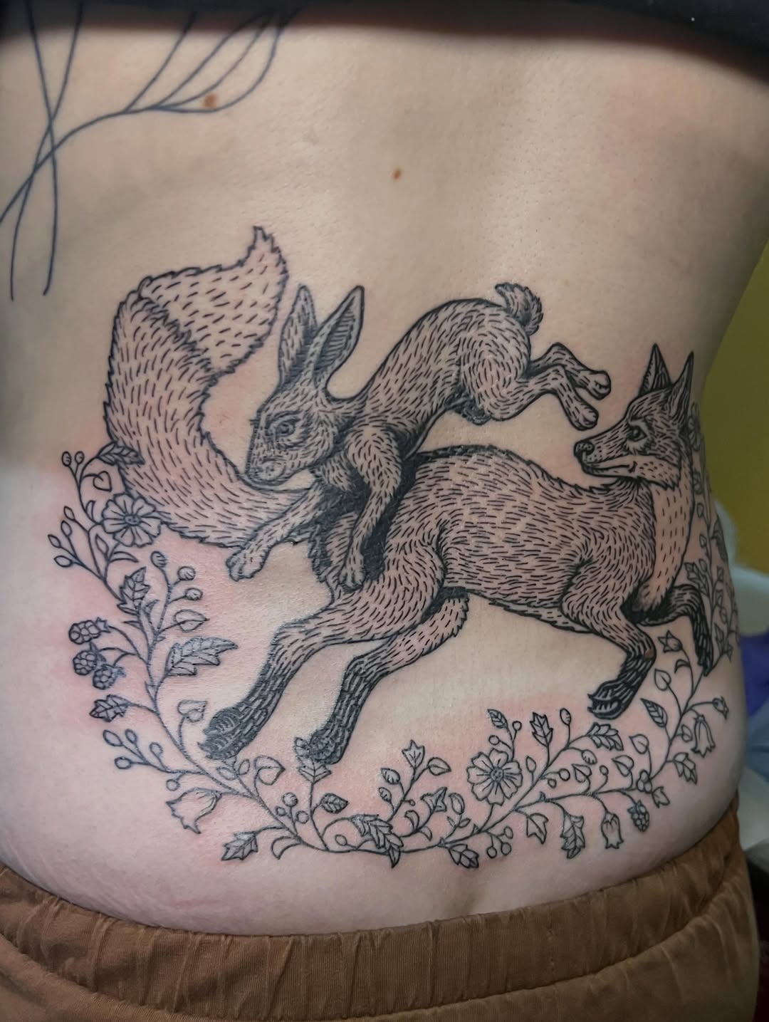 Tattoo by @futurefires42 — illustrative, black_and_grey