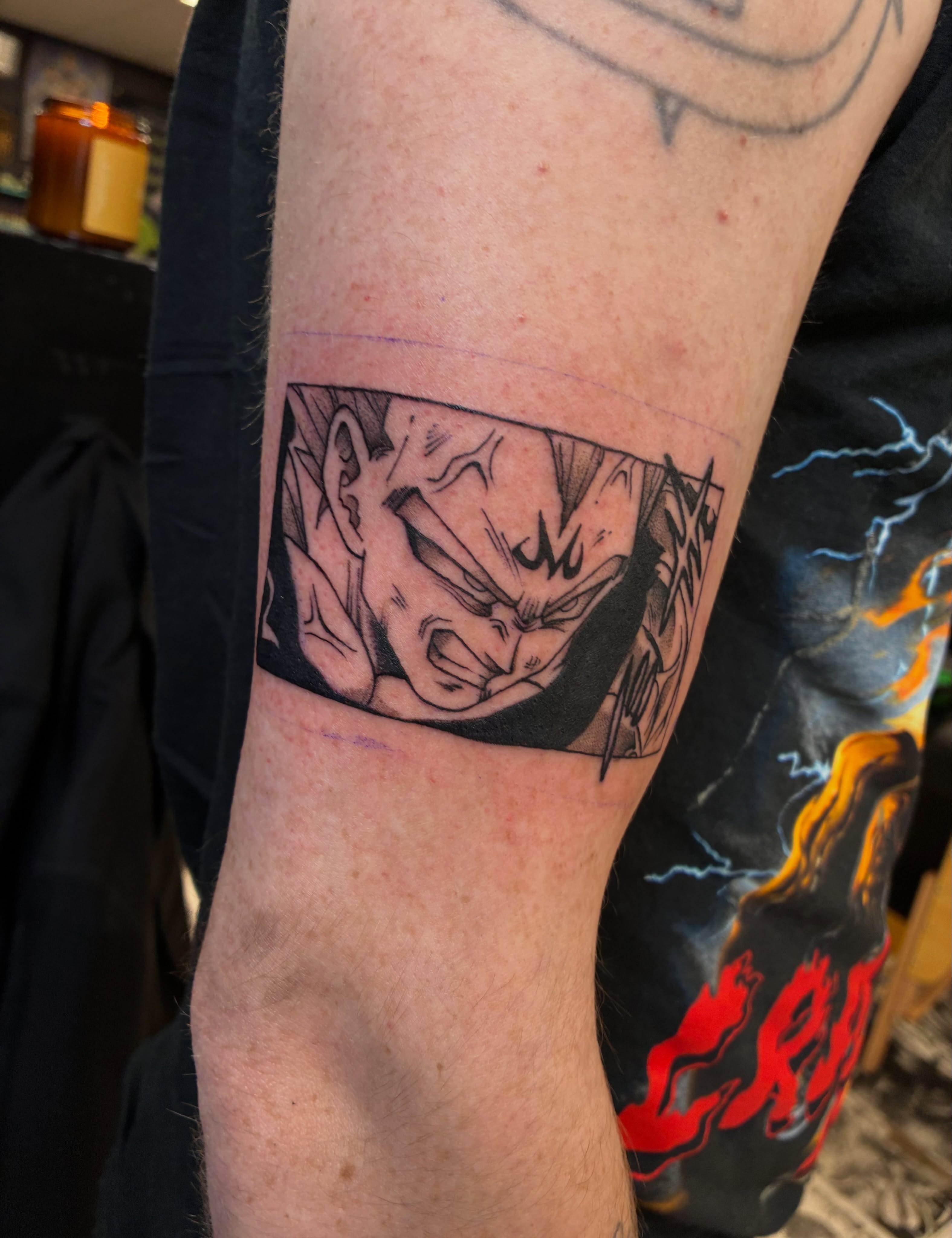 Tattoo by @strangecxncept — anime