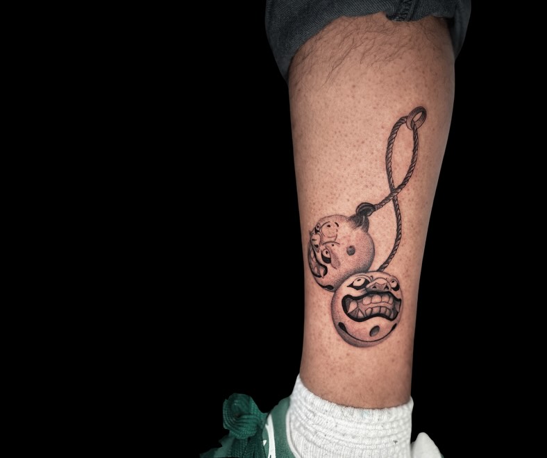 Tattoo by @maaru.tattoo — black_and_grey