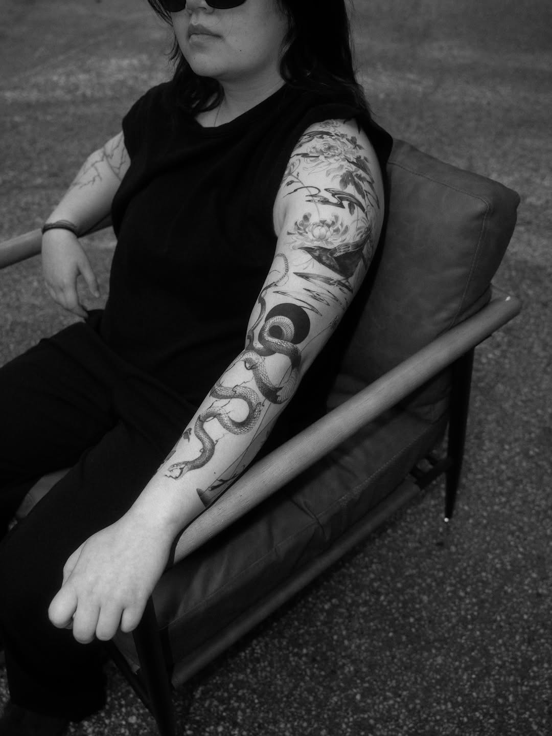 Tattoo by @lejobravo — black_and_grey, realism