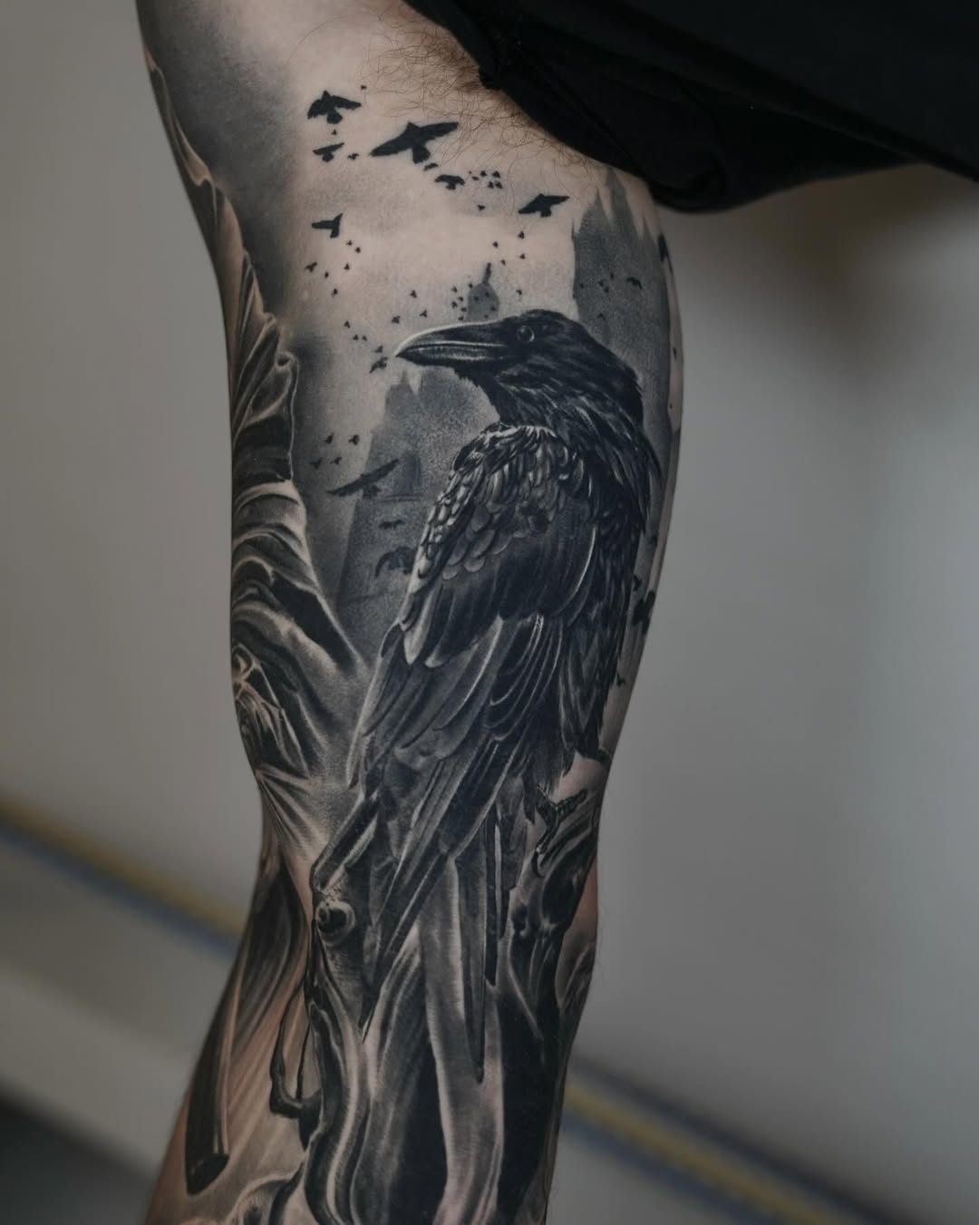 Tattoo by @facundogiltattoo — realism, black_and_grey