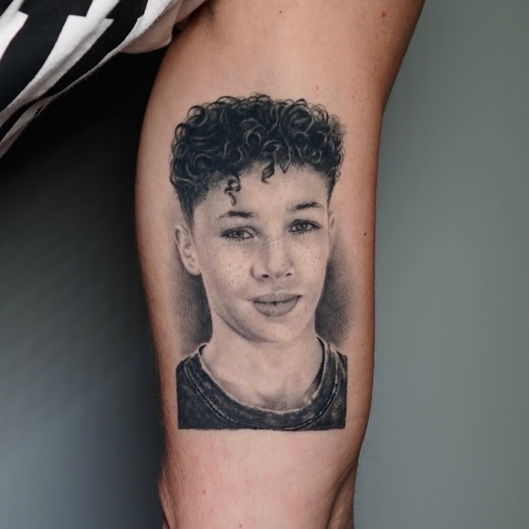 Tattoo by @leahross_tattoo — realism, black_and_grey