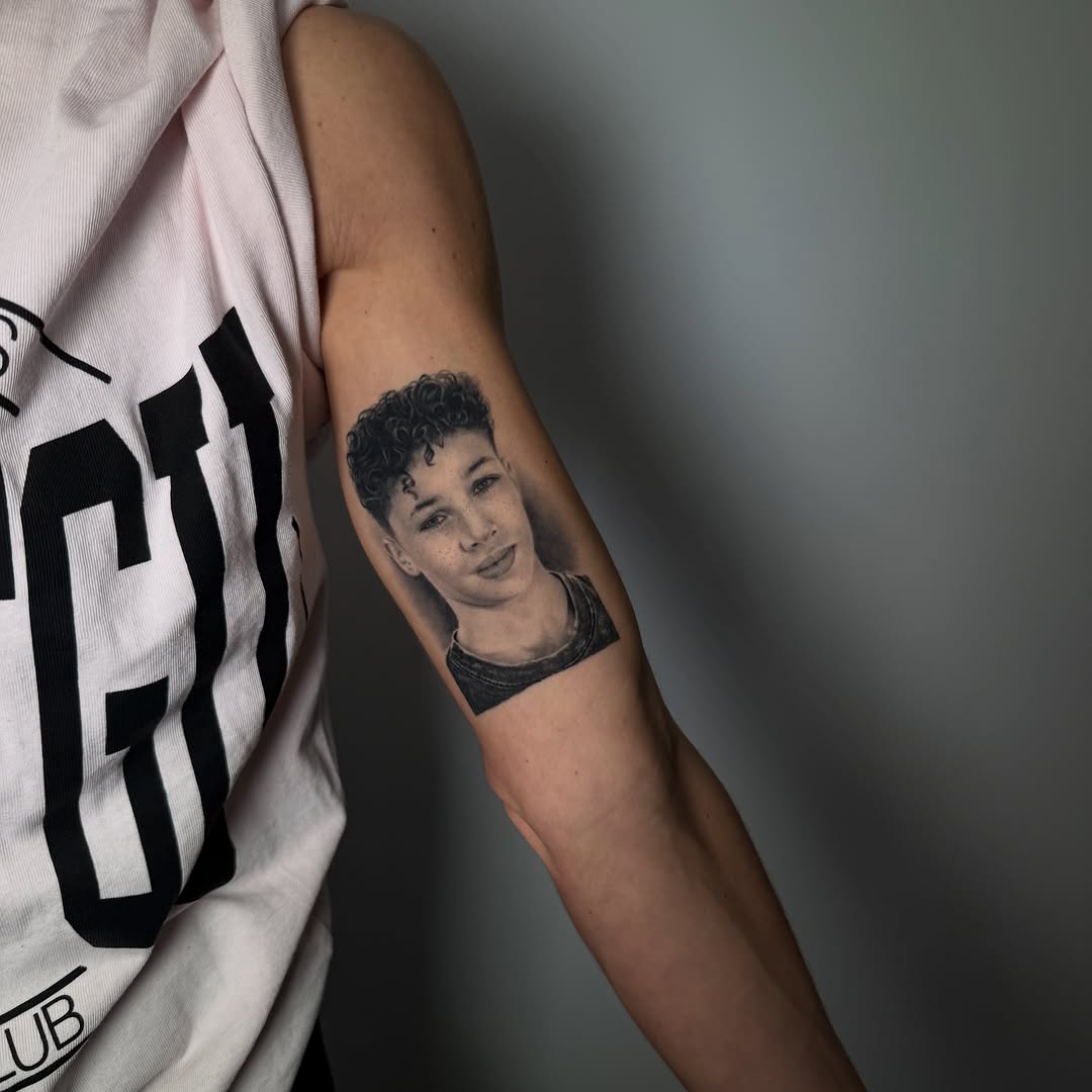 Tattoo by @leahross_tattoo — realism, black_and_grey