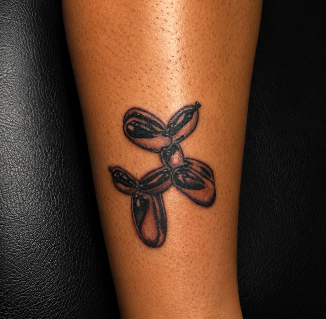 Cross black and grey tattoo on the forearm by Kelsoink