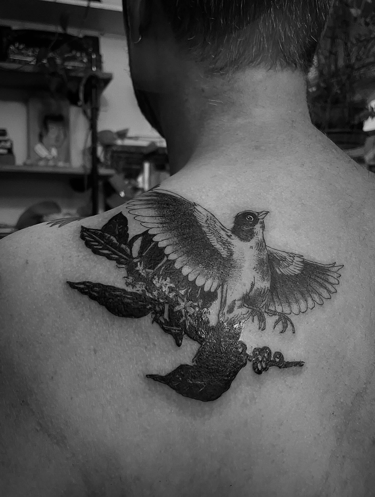 Tattoo by @cristytattoo — black_and_grey, realism