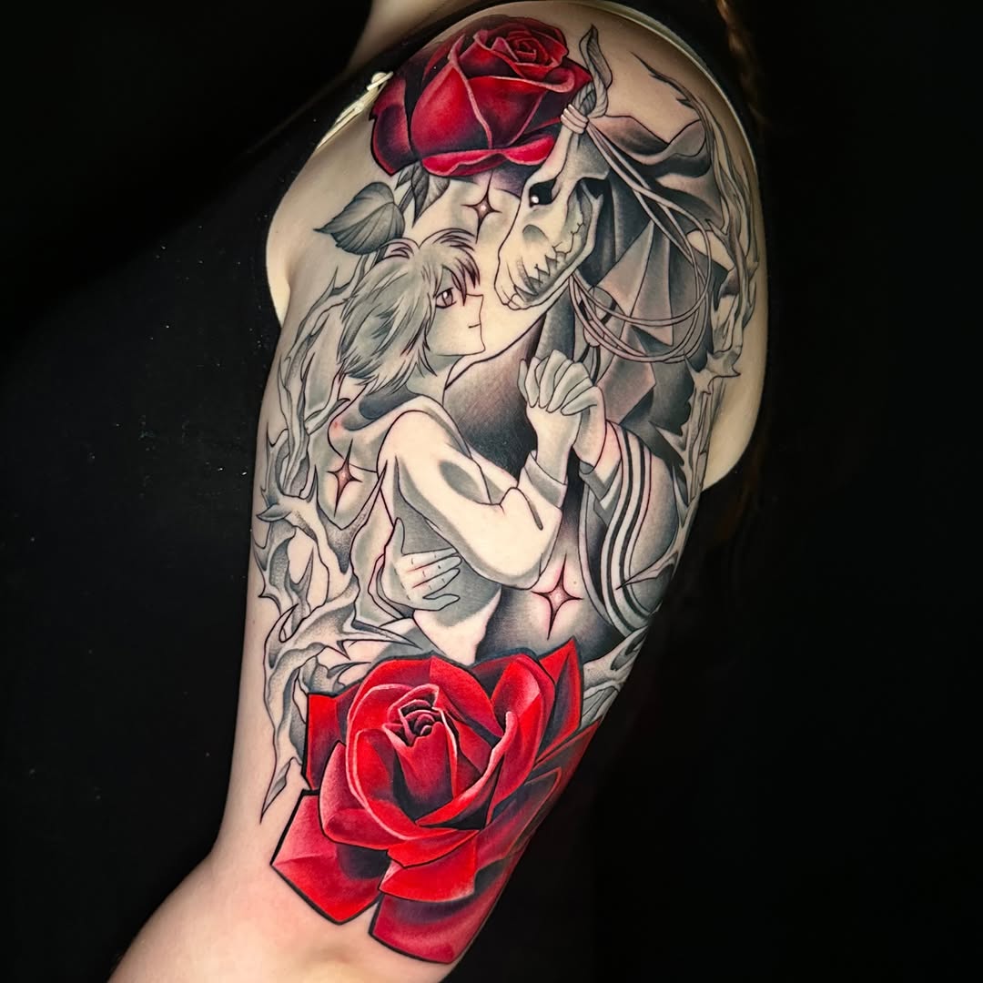 Tattoo by @chynnajade.tattoos — anime, realism
