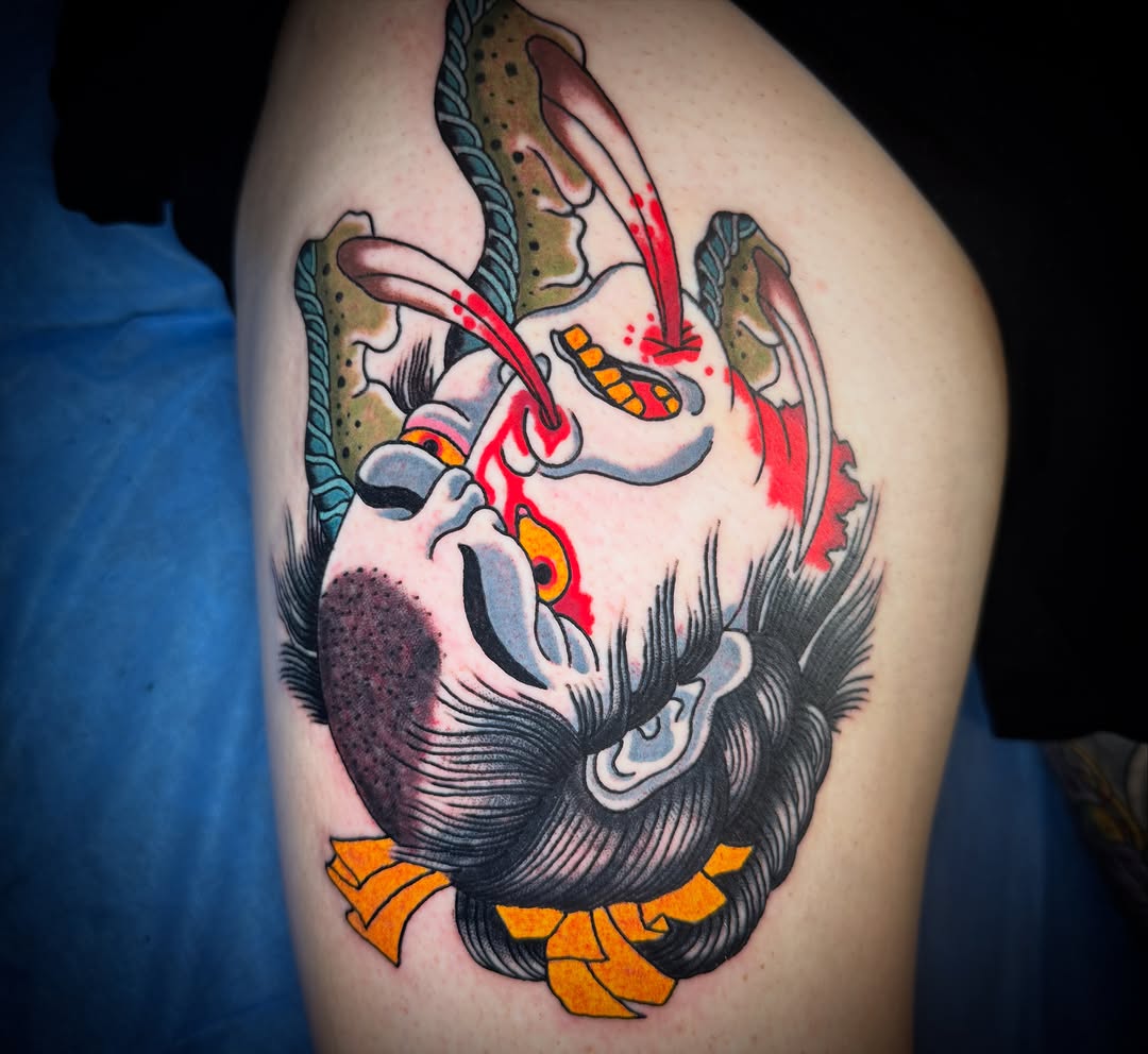 Tattoo by @_wooderson_ — japanese_irezumi, neo_traditional