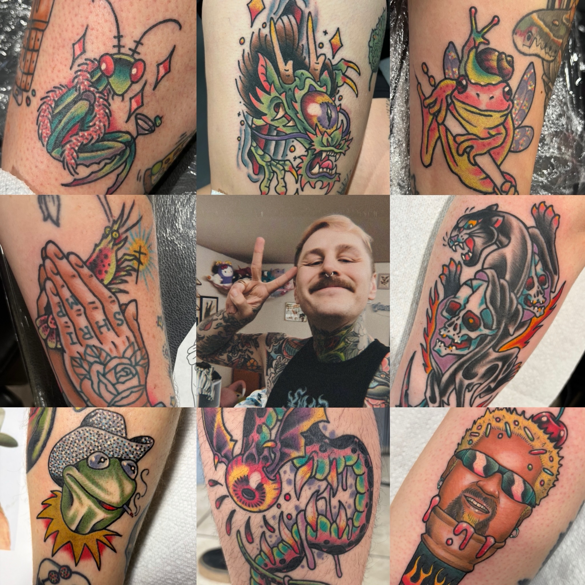 Tattoo by @garrettxjerome — american_traditional, new_school